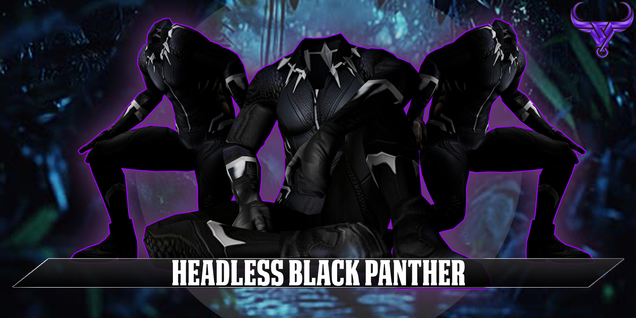 HEADLESS BLACK PANTHER