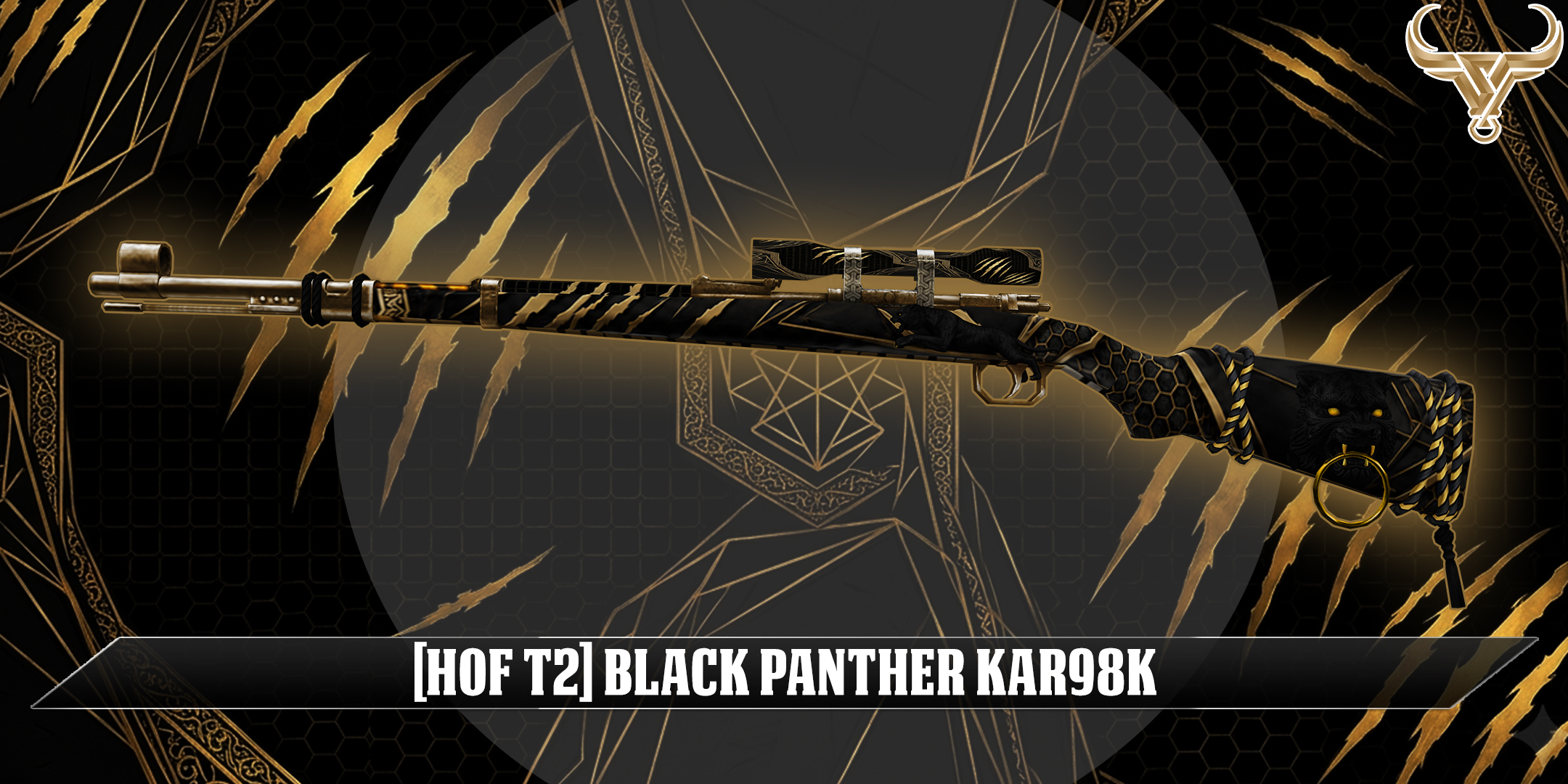 [HOF T2] BLACK PANTHER KAR98K