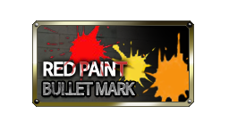 RED PAINT BULLET MARK
