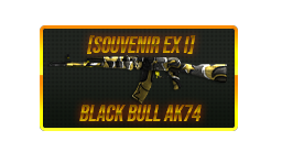 SC-SOUVENIR EXI BLACK BULL AK74