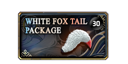 LEGEND WHITE FOX TAIL PACKAGE(30)