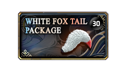 LEGEND WHITE FOX TAIL PACKAGE(30)