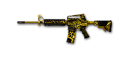 [SOUVENIR EX I] GOLD RAZER M4A1