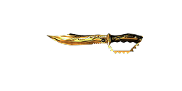 [SOUVENIR EX I] SCORPIO GOLD SHARK KNIFE